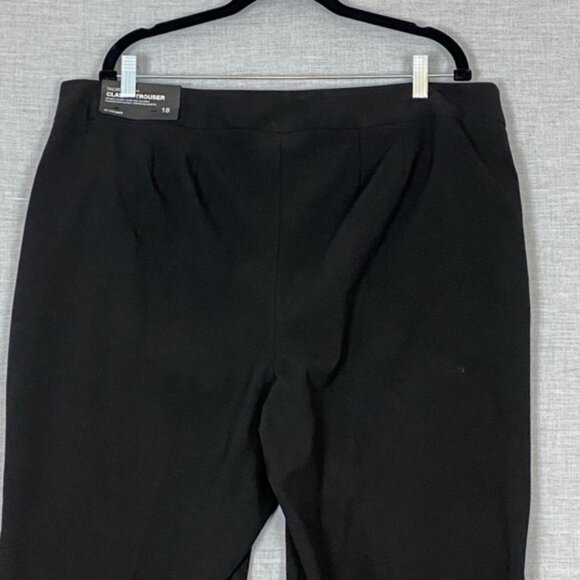 Lane Bryant Pants NEW Womens 18T Black Classic Trousers Tailored Stretch Pockets - Picture 4 of 14